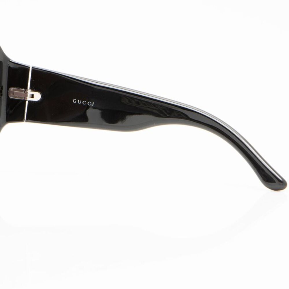 Gucci Vintage Crystal Logo Round Sunglasses - Picture 4 of 5